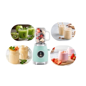 Frullatore portatile da 300W con 2 caraffe e tappi da viaggio, base antiscivolo per frullati e milkshake - Product Image 4