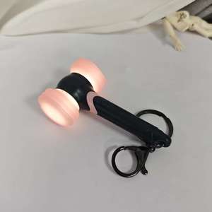 Llavero con Luz LED Edición Especial Pink Hammer, Merchandising para Conciertos de Kpop, Colgante Luminoso, Venta al Por Mayor - Product Image 6