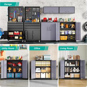 Armoire à dossiers en acier léger à nid d'abeilles avec serrure, mobilier commercial, panneau intérieur, panneau sandwich, table <span class=keywords><strong>de</strong></span> chevet - Product Image 3