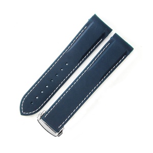 Sang Trọng Đa Màu 20Mm 22Mm Mềm Mịn Silicone Ban Nhạc Đồng Hồ Cho Hành Tinh Đại Dương Aqua Terra Seamaster Speedmaster Dây Đeo Cao Su - Product Image 3