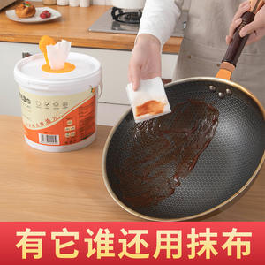 Lingettes nettoyantes pour cuisine Cleanerpro, 500 feuilles, grand format, jetables, pour cuisinière et hotte aspirante - Product Image 3