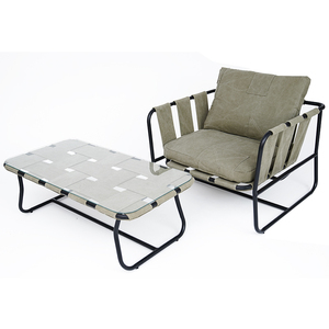 Ensemble de canapés d'extérieur en aluminium Mobilier d'extérieur nordique <span class=keywords><strong>pour</strong></span> le jardin et le patio avec compression sous vide Canapé en <span class=keywords><strong>toile</strong></span> - Product Image 4