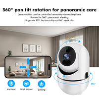 AGSHOME 智能家居安全系统 1080P 全高清 WiFi 2.4G Tuya App PIR 运动摄像头 门磁传感器 SOS 吠叫警报器 3 件套