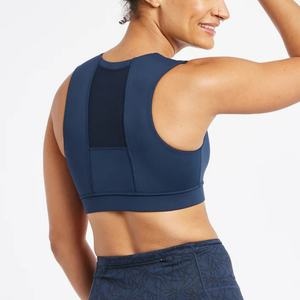 Maillot de bain d'entraînement à fines bretelles, fermeture éclair avant, dos nageur, confortable, grande taille, avec soutien-gorge push-up intégré, style débardeur, design mignon, soutien-gorge de sport - Product Image 2