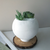 Nouveau moule en silicone fait main pour pot de fleurs, pot de plantes, plâtre et ciment, motifs basketball et football