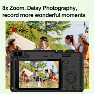 Trẻ em mới nhất '4 K <span class=keywords><strong>video</strong></span> máy ảnh kỹ thuật số 8X Zoom nụ cười tự động lấy nét nhận dạng khuôn mặt phía trước phía sau vlog CMOS Hình ảnh cảm biến bộ lọc - Product Image 4