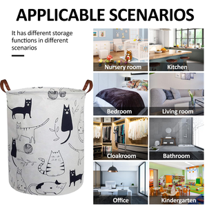 Hot Sale Home <b>Kids</b> Toy Foldable Fabric <b>Storage</b> <b>Box</b> Fabric <b>Storage</b> Bags - Product Image 5