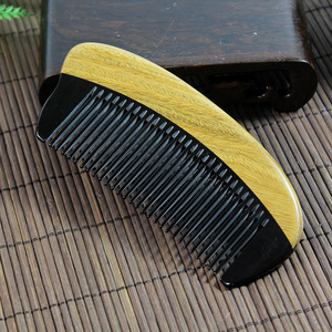 Peine de masaje de madera de sándalo de 10-15 cm para aliviar el cuero cabelludo y cuidar el cabello - Product Image 4