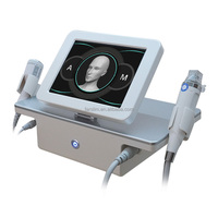 Máquina Portátil de Microdermoabrasión de Alta Frecuencia Dorada con Martillo de Hielo, Máquina Antienvejecimiento para Suavizar y Reafirmar el Rostro