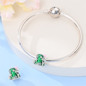 Vente en gros de perles originales en argent 925, pendentif cœur d'amour, cadeau de la Saint-Valentin, breloques DIY pour la fabrication de bracelets, bijoux pour femmes - Product Image 4