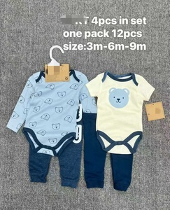 Set di Abbigliamento per Neonati all'Ingrosso, Set Comodo per Bambina e Bambino, Set di 4 Pezzi per Neonati - Product Image 2