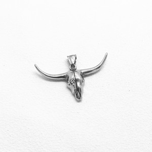 Yunnique – collier avec pendentif tête de taureau en acier inoxydable, bijoux de mode en forme d'animal unisexe - Product Image 5