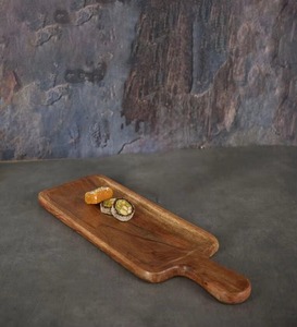 Top Quality Wooden <b>Round</b> Platter for Home Kitchen <b>Dining</b> <b>Table</b> Decoration and Serving Food Items Available For Sale - Product Image 3