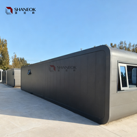 Maison préfabriquée de luxe de 40 pieds, modèle de cabane Apple détachable, capsule spatiale de taille personnalisée, conteneur SHANEOK, maison conteneur