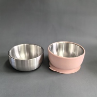 Ensemble complet de vaisselle pour bébé en acier inoxydable 304, comprenant bols, tasse et cuillère, nouveau design 2026