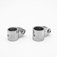 Glissière de fixation pour bimini en acier inoxydable marin 316 pour tube rond de 7/8 pouces