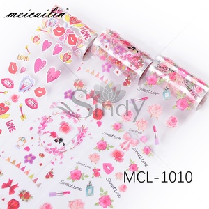 Pegatinas Nail Art con <span class=keywords><strong>flores</strong></span> para el Día <span class=keywords><strong>de</strong></span> San Valentín, lámina <span class=keywords><strong>de</strong></span> transferencia para niña - Product Image 6