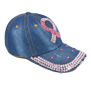 Bling Rhinestone <b>Hats</b>, USA Design Men <b>Womens</b> Baseball Cap Golf <b>Hat</b> Jeans Wash Denim Adjustable <b>Hat</b> - Product Image 4
