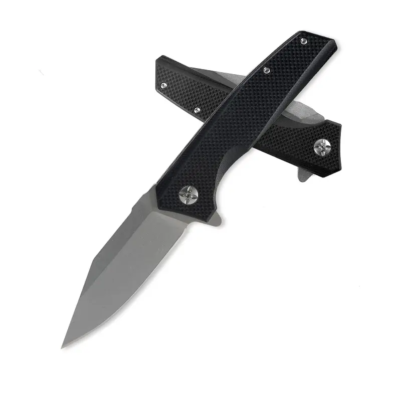 High Quality G10 Handle Stainless Steel D2 Blade Folding Knife Folding Pocket Knife