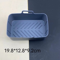 Friteuse à Air en Silicone, plat de cuisson pliable, outils de pâtisserie, revêtements de friteuse à Air en Silicone pour cuisine avec plateau