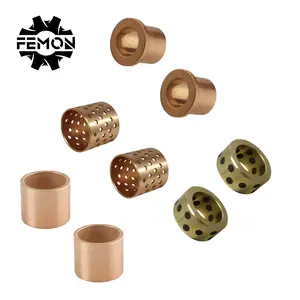 Customization CNC Machining copper Bearing Shaft Sleeve Bronze Round spacer sleeve Brass Bush Bronze Bushing