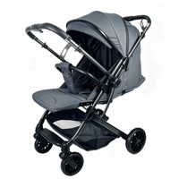 Nouvelle poussette fonctionnelle pour bébé avec poignée réversible et fonction valise de voyage
