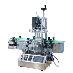 SJB Automatic Linear Glass Wine Plastic Bottle T Cork Bottle Cap Press Machine Jar Whisky Capper Corking Capping Machine