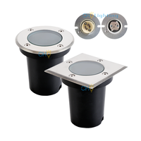 Alta calidad IP67 al aire libre led bombilla halógena foco jardín mr16 GU10 luz subterránea