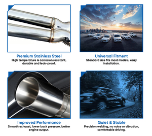 ชุดท่อไอเสีย Y-Pipe สแตนเลส สำหรับ Infiniti G37 ปี 2008-2013 และ <span class=keywords><strong>Nissan</strong></span> 370Z ปี 2009-2016 เครื่องยนต์ 3.7L V6 รุ่น VG30DETT สินค้าจากสหรัฐอเมริกา ส่งตรงจากโรงงาน - Product Image 2