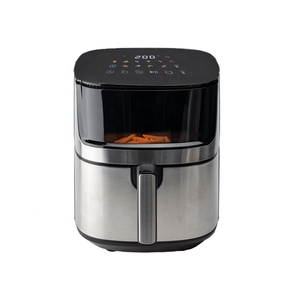 Friteuses intelligentes à air de 8 litres 1500 Watts Timing intelligent Friteuses électriques à air chaud Friteuses à air profond domestiques moins d'huile saines Friteuses à air intelligentes - Product Image 1