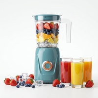OEM Draagbare Elektrische Citruspers Blender voor de Keuken, Roestvrijstalen Mes, 4 Messen, 600ML, Multifunctioneel