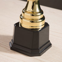 Nouveaux trophées de championnat en métal or, argent, bronze, trophées génériques avec base noire pour compétitions sportives, activités de club TB02