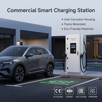 Borne de recharge DC pour véhicules électriques BEIHAI POWER Highway Service Plaza 360kW, double connecteur, IP54, station commerciale extérieure