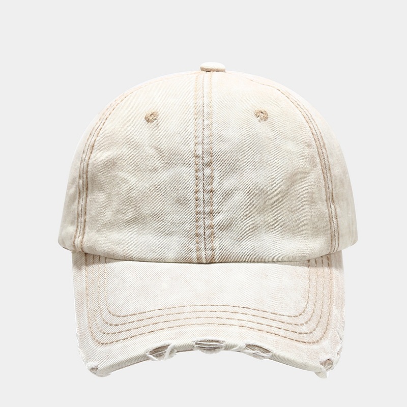 Cappellino Da Baseball Unisex In Cotone Lavato – Stile Distressed, Chiusura Regolabile In Metallo, Protezione UV, Outdoor - 5