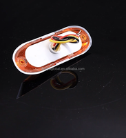 Nouvelle Feuillette Latérale LED de 4 Pouces pour Camions, Remorques et Pick-ups 12/24V – Feu de Positionnement/Clignotant Extérieur