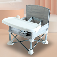 Chaise de repas moderne de luxe pour bébé, pliable, sans dossier, pour pique-nique en extérieur, pour enfants, avec parasol, cadeau, en plastique