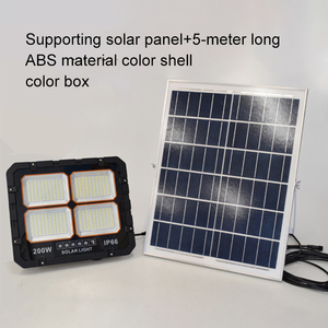 Đèn lũ năng lượng mặt trời Điều khiển từ xa 100W 200W 300W 500W Sân vận động Đường hầm IP66 Đèn lũ năng lượng mặt trời - Product Image 4