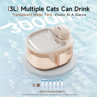 Fontaine à eau intelligente pour animaux de compagnie Vansity OEM, filtre multi-couches, capteur automatique, logo personnalisé, distributeur d'eau pour chat