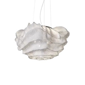 Modern Cloud Pendant Light Led White Round Single Head Chandelier For Living Room Bedroom Restaurant Bar - Product Image 5