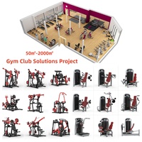 Solution de salle de sport personnalisée tout-en-un, équipement de fitness professionnel BFT pour hôtel, appartement et club de fitness de luxe