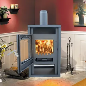 Europe Hot Sale Cast Iron Camping Cheap Wood Pellets Burning Stove Decorative Suspended Fireplace For Sale