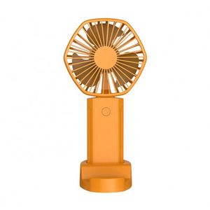 Wholesale Customization Three-Speed USB Rechargeable <b>Plastic</b> Mini Handheld Fan Phone Stand <b>Outdoor</b> Portable Household Car - Product Image 1