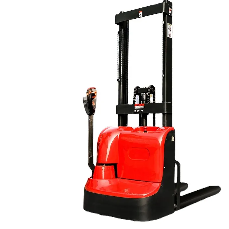 48v32ah điện xe nâng xe nâng kho tự động Stacker 1 tấn 1.2 tấn 1.5 tấn điện Pallet Stacker