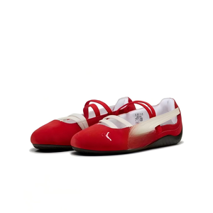 Zapatos Planos <span class=keywords><strong>de</strong></span> <span class=keywords><strong>Ballet</strong></span> Mary Jane con Lazo Blanco y Borgoña a la Moda - Product Image 2