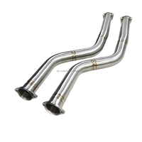 Tuyau de descente Performance Jiajun en acier inoxydable et titane pour moteur M3 E46 S54, section 1, épaisseur 1,5 mm, 1998-2005