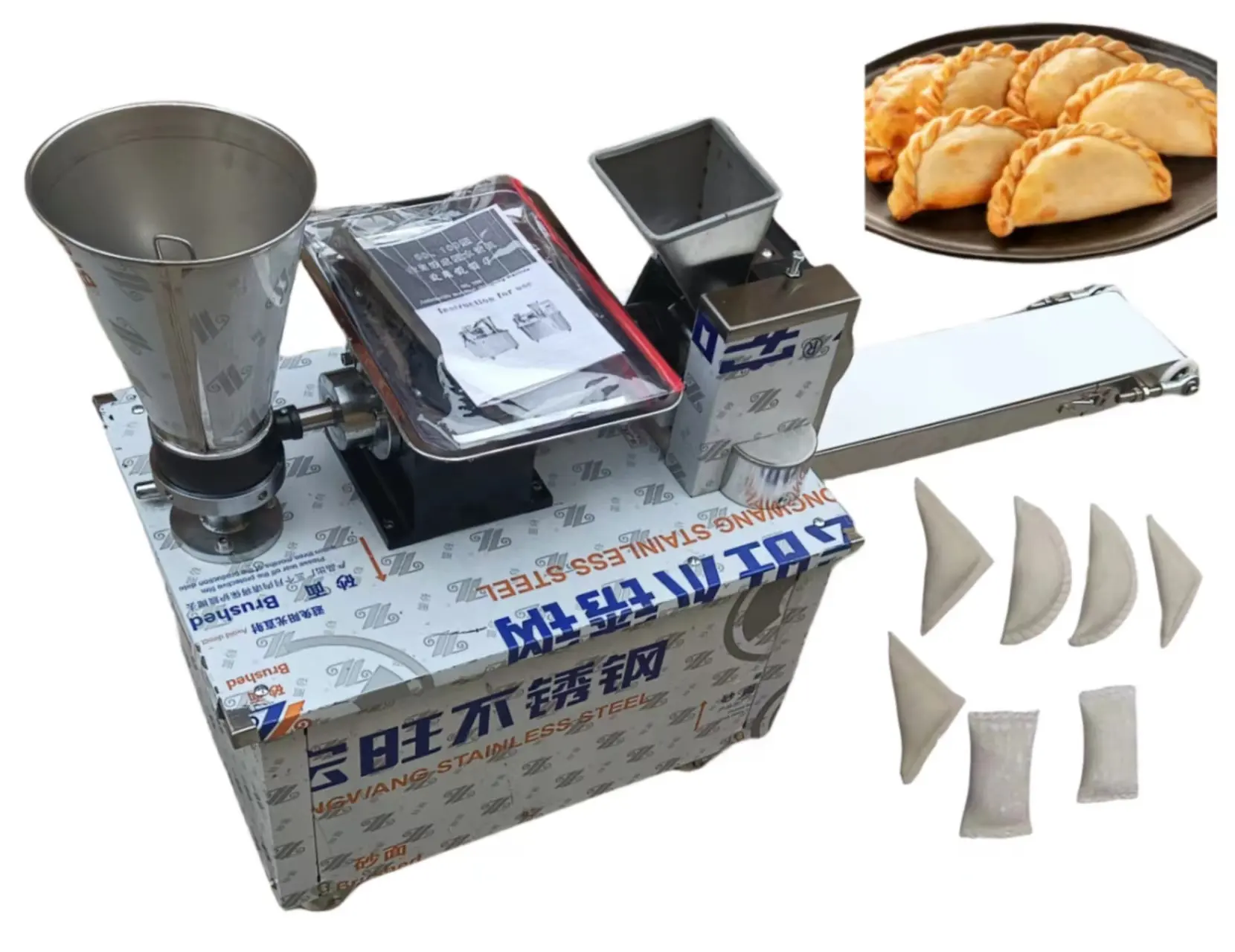 공장 자동 전기 Tortellini 형성 패티 만두 기계/엠파나다 사모사 만들기 기계