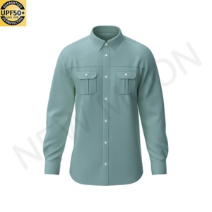 Camisa de Pesca Personalizada de Manga Larga, Poliéster de Secado Rápido, Transpirable, Protección UV, Cuello con Botones, Camisa de Pesca para Hombre - Product Image 6