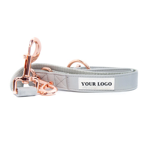 Collares de lujo personalizados para mascotas, correas de cuero genuino, lisa, de imitación, vegana, collar de piel auténtica para perro y conjunto de correa - Product Image 6