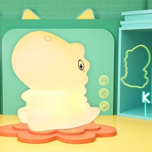 Khủng Long Đèn Cảm Ứng <span class=keywords><strong>LED</strong></span> Bé Hình Dạng Động Vật Mini Ngủ Trẻ Em Trang Trí Ánh Sáng Ngủ Trẻ Em Màu Sắc Thay Đổi Silicone <span class=keywords><strong>LED</strong></span> Đèn - Product Image 6