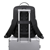 Sac à dos pour ordinateur portable en polyester Oxford pour homme, haut de gamme, grande capacité, imperméable, avec bretelles à coussin d'air, multifonctionnel pour les voyages